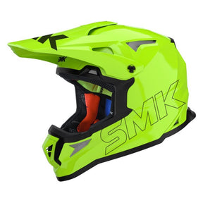 SMK HELMETS ALLTERRA HELMET - SOLID YELLOW HI - VIZ (S) (1000032045) - Driven Powersports Inc.89026134315661000032045