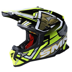 SMK HELMETS ALLTERRA HELMET X - ACES BLACK/GREY/YELLOW (S) - DRIVEN Canada's Powersports 6402722