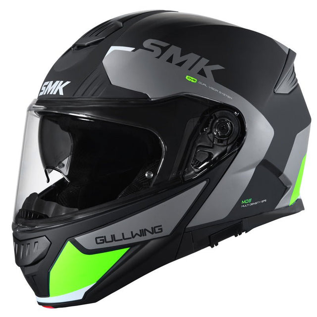 SMK HELMETS GULLWING HELMET - KRESTO BLUE/BLUE/MATTE WHITE (M) - Driven Powersports Inc.89026134194101000031013