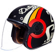 SMK HELMETS RETRO JET HELMET SPEED TT BLACK/WHITE/BLUE (MATTE) (S) - DRIVEN Canada's Powersports 89026134245751000031526