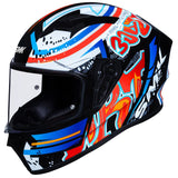 SMK HELMETS STELLAR HELMET GRAFFITI GREEN/RED/ORANGE XL - DRIVEN Canada's Powersports 89026138238421000031638