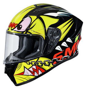 SMK HELMETS STELLAR HELMET MONSTER ORANGE/YELLOW/RED (2XL) - DRIVEN Canada's Powersports 89026134316961000032058