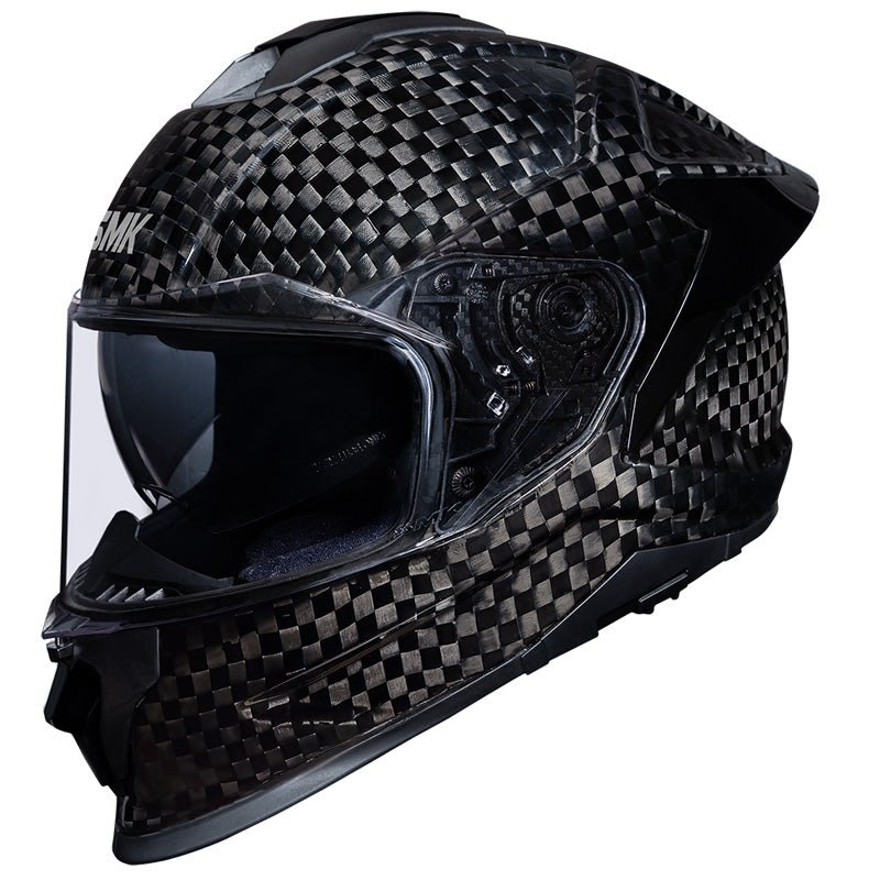 SMK HELMETS TITAN CARBON HELMET SOLID BLACK (L) - DRIVEN Canada's Powersports 89026134204231000031114