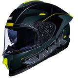 SMK HELMETS TITAN PFT HELMET FIREFLY GREY/WHITE/RED (MATTE) (2XL) - DRIVEN Canada's Powersports 89026134211921000031191