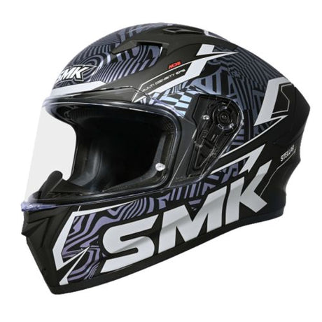 SMK Stellar Helmet Fury Black/Grey/Grey (Matte) (XL) - DRIVEN Canada's Powersports 89092270107506402645