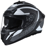 SMK HELMETS TYPHOON HELMET - RD1 BLACK/WHITE/GREY (MATTE) (L) - Driven Powersports Inc.89026138237501000031338