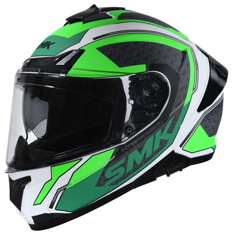SMK HELMETS TYPHOON HELMET - RD1 WHITE/GREEN/GREY (XS) (1000031337) - Driven Powersports Inc.89026134364791000031337