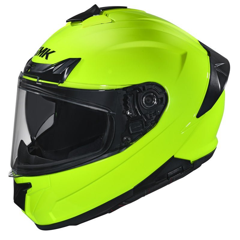 SMK HELMETS TYPHOON HELMET - SOLID YELLOW HI - VIZ (XS) (1000031262) - Driven Powersports Inc.89026134219011000031262
