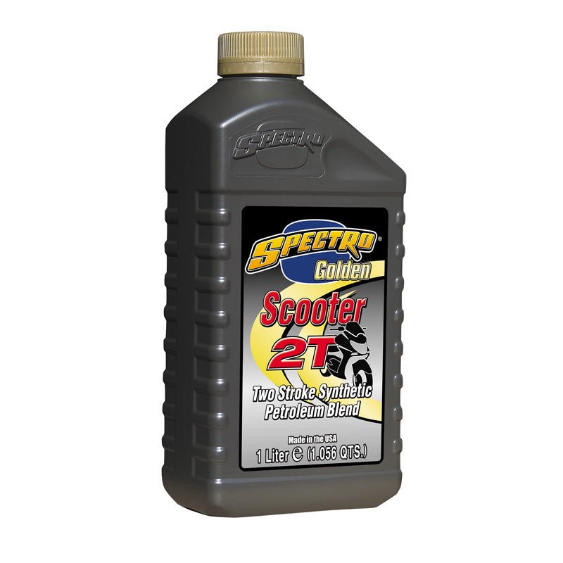 SPECTRO SEMI - SYNTHETIC GOLDEN 2T SCOOTER ENGINE OIL (1L) (310278) - DRIVEN Canada's Powersports 831556001377310278