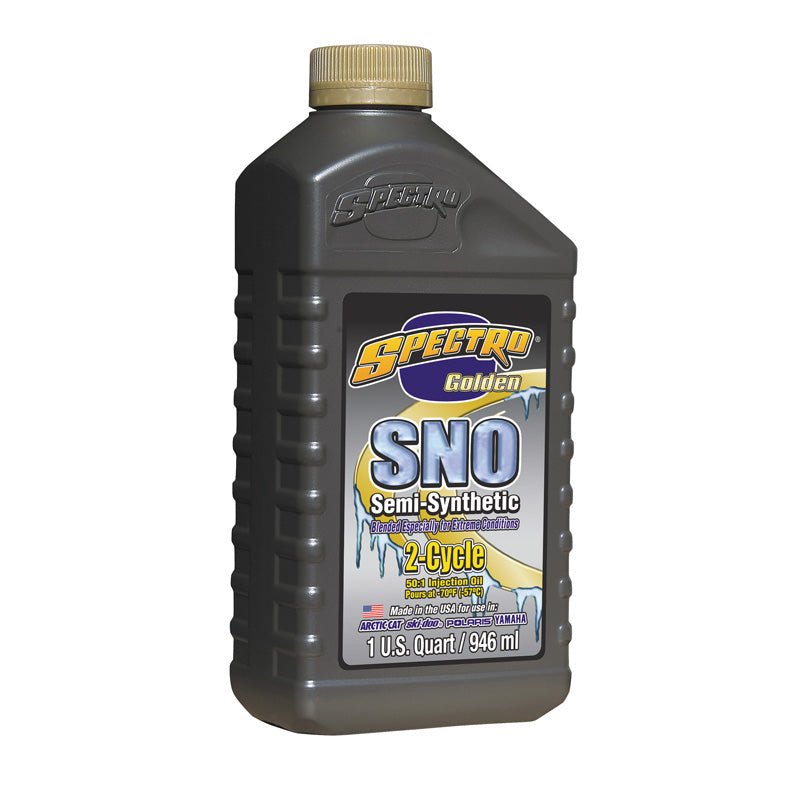 SPECTRO SEMI - SYNTHETIC GOLDEN 2T SNO ENGINE OIL (1L) (310327) - DRIVEN Canada's Powersports 831556000554310327