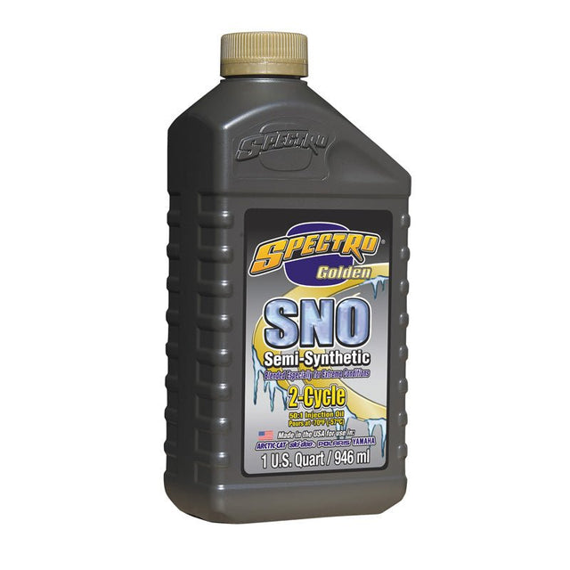 SPECTRO SEMI - SYNTHETIC GOLDEN 2T SNO ENGINE OIL (1L) (310327) - DRIVEN Canada's Powersports 831556000554310327