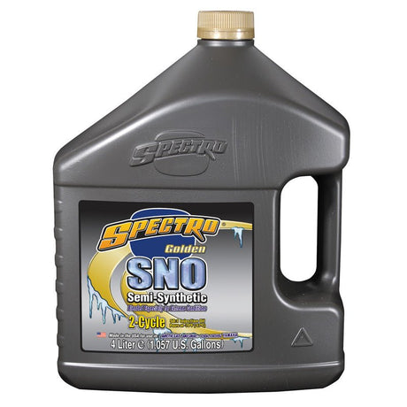 SPECTRO SEMI - SYNTHETIC GOLDEN 2T SNO ENGINE OIL (4L) (310339) - DRIVEN Canada's Powersports 831556000424310339