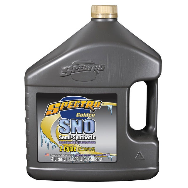 SPECTRO SEMI - SYNTHETIC GOLDEN 2T SNO ENGINE OIL (4L) (310339) - DRIVEN Canada's Powersports 831556000424310339