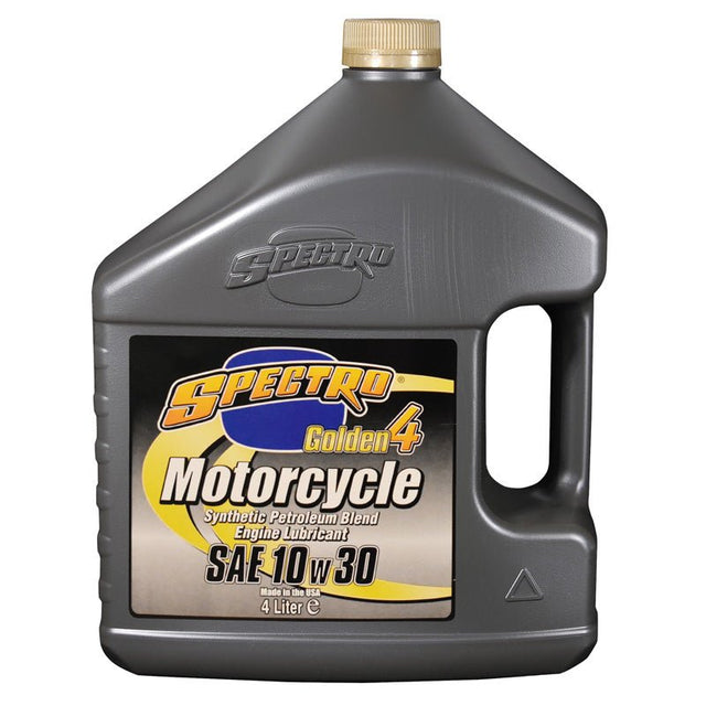 SPECTRO SEMI - SYNTHETIC GOLDEN 4 4T ENGINE OIL 10W30 (4L) (310348) - DRIVEN Canada's Powersports 831556000806310348