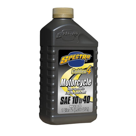 SPECTRO SEMI - SYNTHETIC GOLDEN 4 4T ENGINE OIL 10W40 (1L) (310272) - DRIVEN Canada's Powersports 831556000028310272