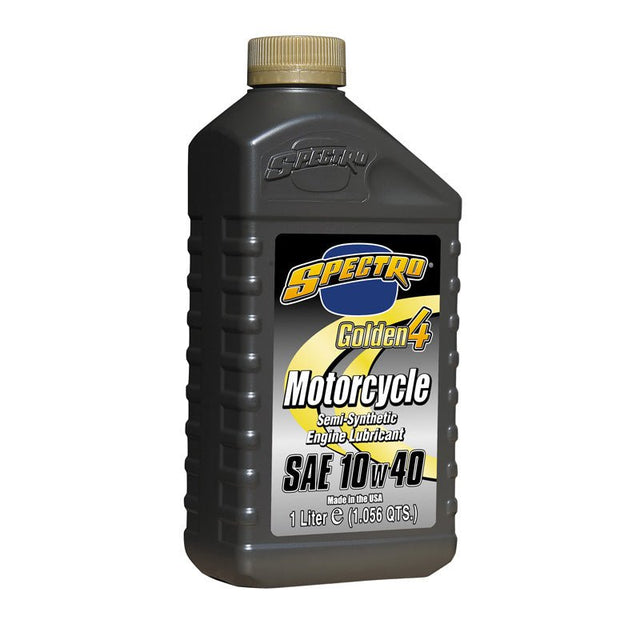 SPECTRO SEMI - SYNTHETIC GOLDEN 4 4T ENGINE OIL 10W40 (1L) (310272) - DRIVEN Canada's Powersports 831556000028310272