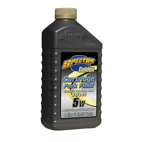 SPECTRO SEMI - SYNTHETIC GOLDEN CARTRIDGE FORK FLUID 5W (85/150) (1L) (310250) - DRIVEN Canada's Powersports 831556000325310250