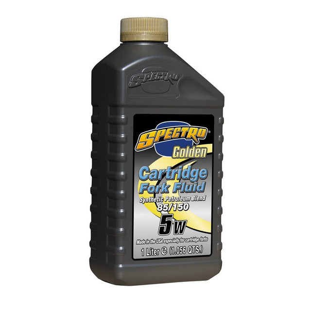 SPECTRO SEMI - SYNTHETIC GOLDEN CARTRIDGE FORK FLUID 5W (85/150) (1L) (310250) - DRIVEN Canada's Powersports 831556000325310250