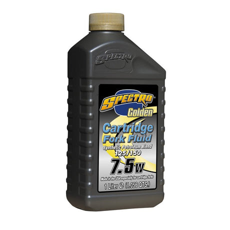 SPECTRO SEMI - SYNTHETIC GOLDEN CARTRIDGE FORK FLUID 7.5W (125/150) (1L) (310249) - DRIVEN Canada's Powersports 831556000264310249