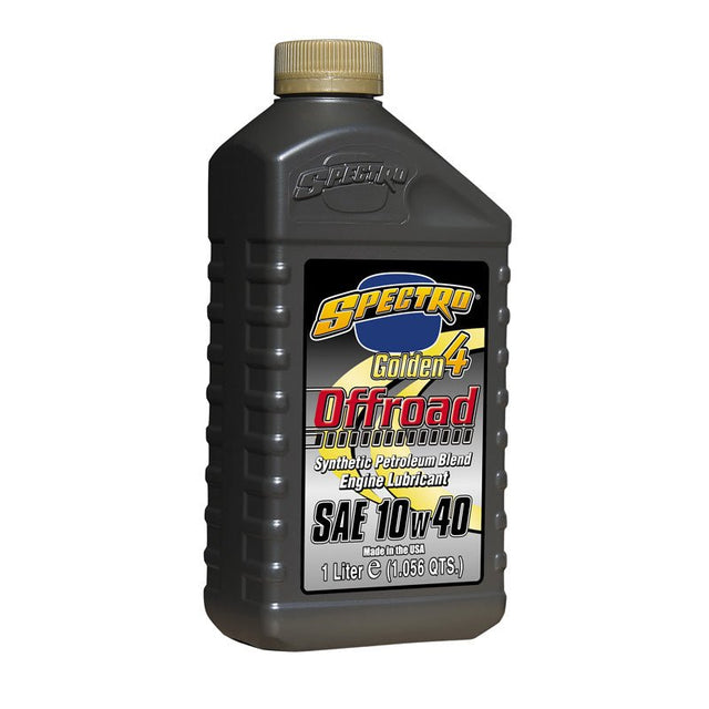 SPECTRO SEMI - SYNTHETIC GOLDEN OFF - ROAD 4T ENGINE OIL 10W40 (1L) (310258) - DRIVEN Canada's Powersports 831556000950310258