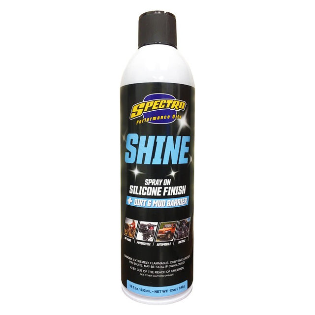 SPECTRO SHINE SILICONE SPRAY (12OZ/340G) (310231) - DRIVEN Canada's Powersports 831556001124310231