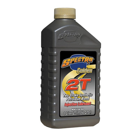 SPECTRO SYNTHETIC GOLDEN 2T SCOOTER INJECTOR OIL (1L) (310270) - DRIVEN Canada's Powersports 831556000486310270
