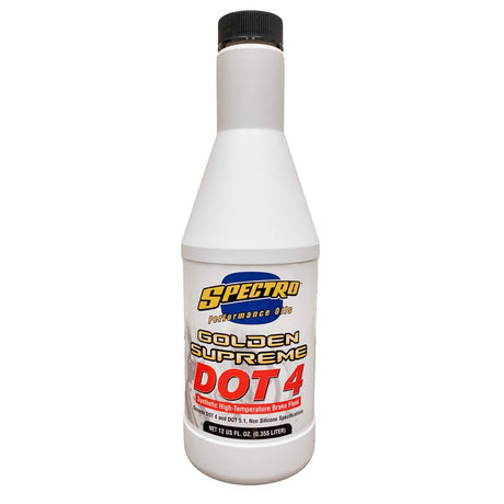 SPECTRO SYNTHETIC GOLDEN SUPREME DOT 4/DOT5.1 BRAKE FLUID (355ML) (310232) - DRIVEN Canada's Powersports 831556000318310232