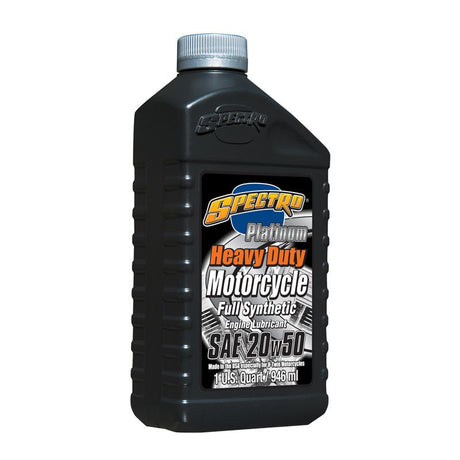 SPECTRO SYNTHETIC HEAVY DUTY PLATINUM 4T ENGINE OIL 20W50 (1L) (310314) - DRIVEN Canada's Powersports 831556001483310314