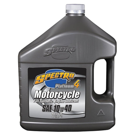 SPECTRO SYNTHETIC PLATINUM 4 4T ENGINE OIL 10W40 (4L) (310352) - DRIVEN Canada's Powersports 831556001049310352