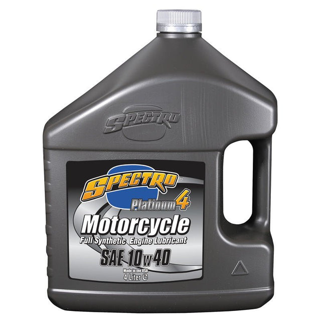 SPECTRO SYNTHETIC PLATINUM 4 4T ENGINE OIL 10W40 (4L) (310352) - DRIVEN Canada's Powersports 831556001049310352