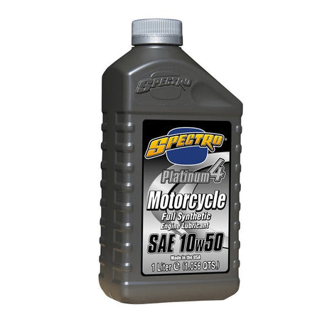 SPECTRO SYNTHETIC PLATINUM 4 4T ENGINE OIL 10W50 (1L) (310282) - DRIVEN Canada's Powersports 831556000547310282