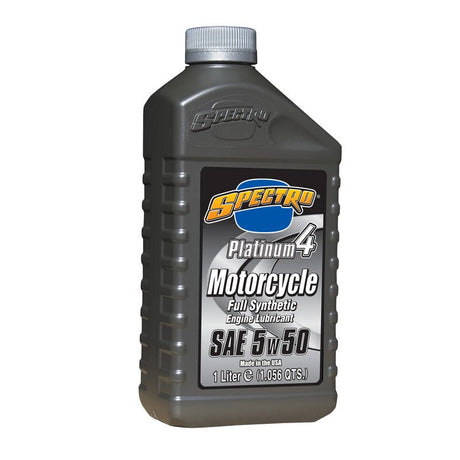 SPECTRO SYNTHETIC PLATINUM 4 4T ENGINE OIL 5W50 (1L) (310286) - DRIVEN Canada's Powersports 831556002213310286