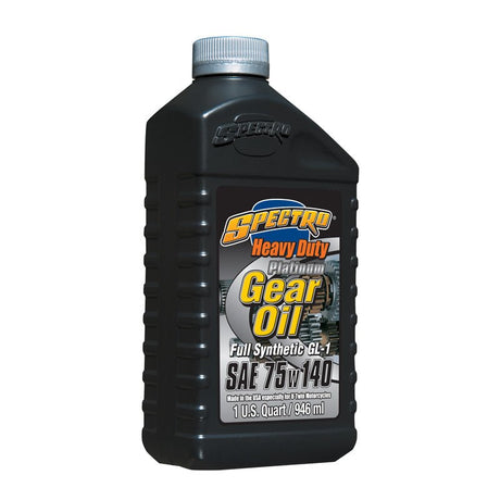 SPECTRO SYNTHETIC PLATINUM HEAVY DUTY GEAR OIL 75W140 (1L) (310317) - DRIVEN Canada's Powersports 831556000417310317