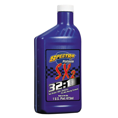 SPECTRO SYNTHETIQUE PLATINUM SX2 32:1 2T ENGINE OIL (473ML) (310298) - DRIVEN Canada's Powersports 831556000134310298