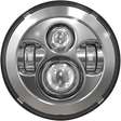 SPEED DEMON 45W 7" MOTORCYCLE HEADLIGHT CHROME W/DRL HALO DOT (10 - 20216) - DRIVEN Canada's Powersports 10 - 20216