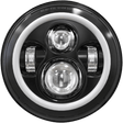 SPEED DEMON 45W 7" MOTORCYCLE HEADLIGHT W/DRL HALO DOT - DRIVEN Canada's Powersports 10 - 20215