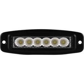 SPEED DEMON LED WORK LIGHT 18W STRAIGHT 6 FLUSH MOUNT FLOOD (10 - 20050) - DRIVEN Canada's Powersports 10 - 20050