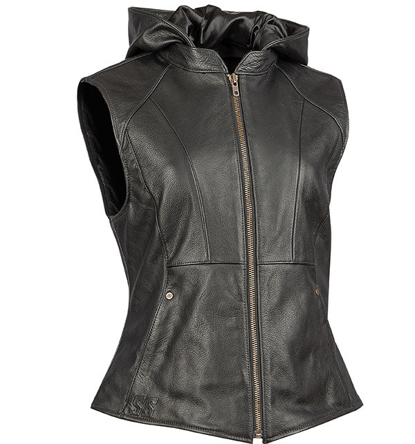 SPEED & STRENGTH WOMEN'S KILLER QUEEN LEATHER VEST - DRIVEN Canada's Powersports SSC24211 - 1