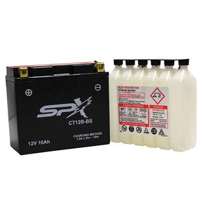 SPX HIGH PERFORMANCE BATTERY & ACID (CT12B - BS) - DRIVEN Canada's Powersports CT12B - BS