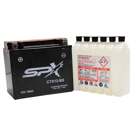 SPX HIGH PERFORMANCE BATTERY & ACID (CTX12 - BS) - DRIVEN Canada's Powersports 682577028818CTX12 - BS
