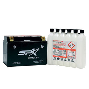 SPX HIGH PERFORMANCE BATTERY & ACID (CTX12A - BS) - DRIVEN Canada's Powersports CTX12A - BS