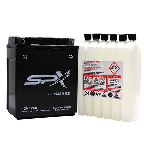 SPX HIGH PERFORMANCE BATTERY & ACID (CTX14AH - BS) - DRIVEN Canada's Powersports 682577028733CTX14AH - BS