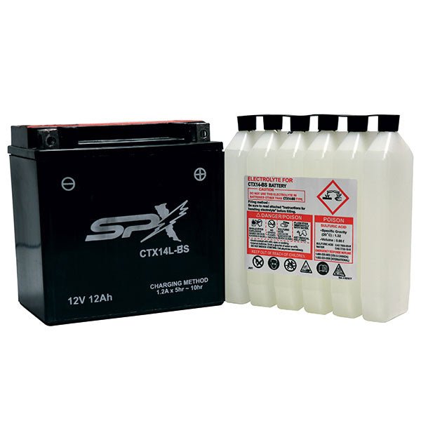SPX HIGH PERFORMANCE BATTERY & ACID (CTX14L - BS) - DRIVEN Canada's Powersports CTX14L - BS