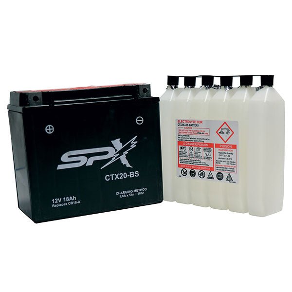 SPX HIGH PERFORMANCE BATTERY & ACID (CTX20 - BS) - DRIVEN Canada's Powersports 682577028832CTX20 - BS