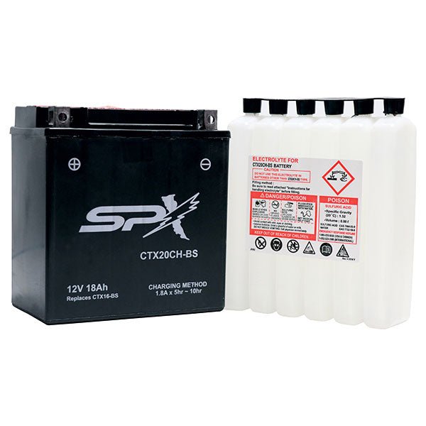 SPX HIGH PERFORMANCE BATTERY & ACID (CTX20CH - BS) - DRIVEN Canada's Powersports 682577028740CTX20CH - BS