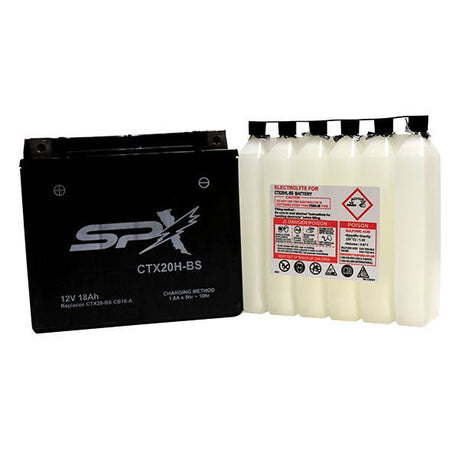 SPX HIGH PERFORMANCE BATTERY & ACID (CTX20H - BS) - DRIVEN Canada's Powersports 682577028757CTX20H - BS