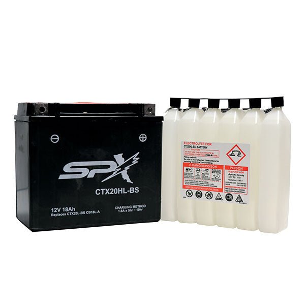 SPX HIGH PERFORMANCE BATTERY & ACID (CTX20HL - BS) - DRIVEN Canada's Powersports 682577028764CTX20HL - BS
