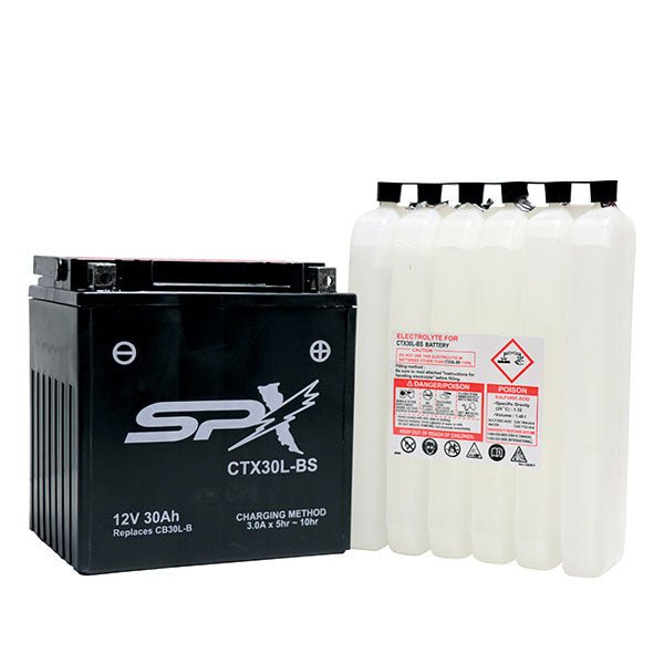 SPX HIGH PERFORMANCE BATTERY & ACID (CTX30L - BS) - DRIVEN Canada's Powersports 682577028771CTX30L - BS