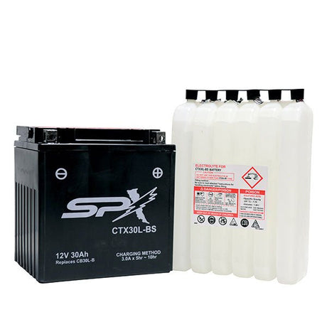 SPX HIGH PERFORMANCE BATTERY & ACID (CTX30L - BS) - DRIVEN Canada's Powersports 682577028771CTX30L - BS