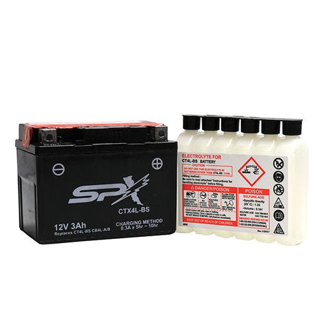SPX HIGH PERFORMANCE BATTERY & ACID (CTX4L - BS) - DRIVEN Canada's Powersports 682577028788CTX4L - BS
